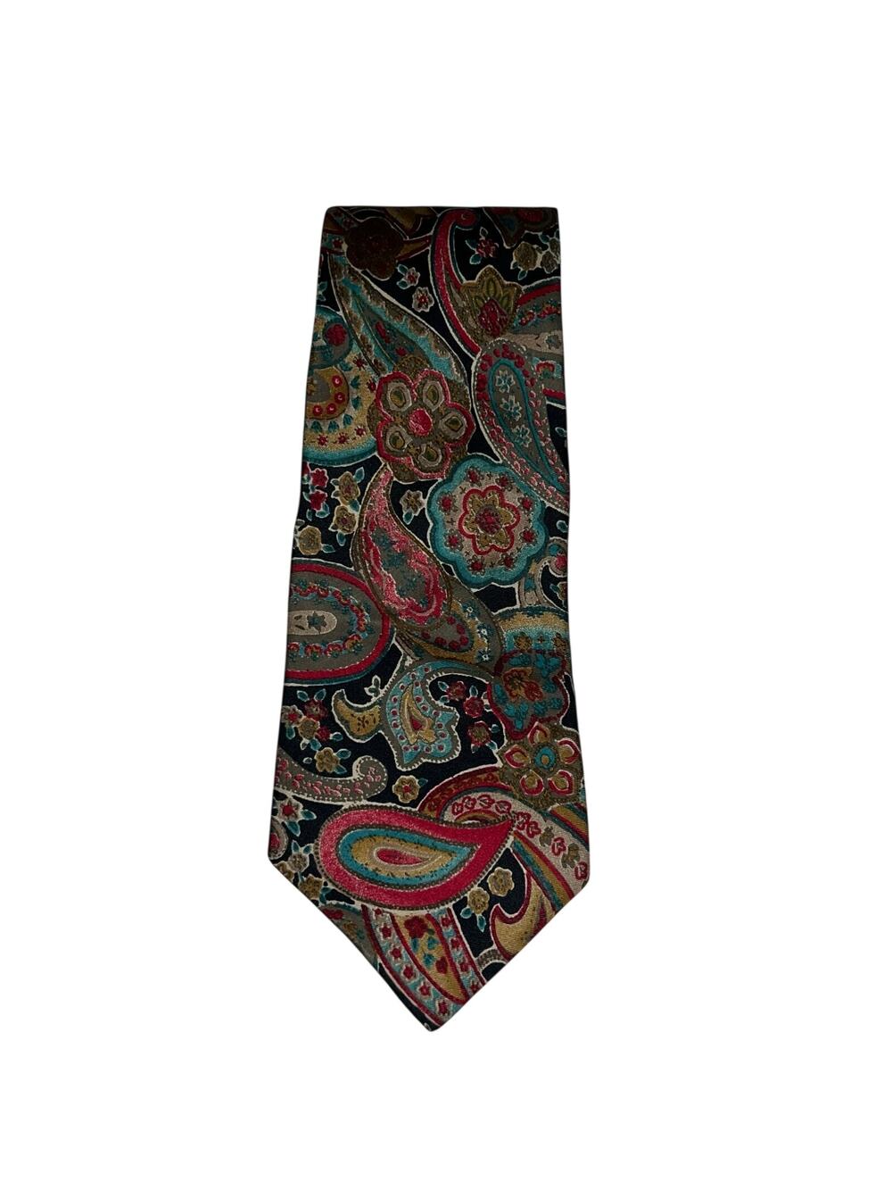 Elegant Royal Knight Floral Silk Tie